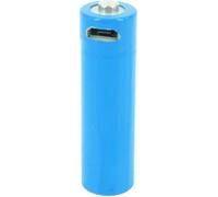 USB 750mAh 14500 Batterie AA remplacer batterie pour lampe de poche 50.00 x 14.50 mm Li-Ion