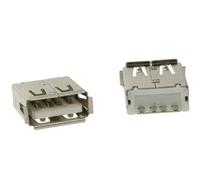 USB A FEMELLE, SIMPLE CONNECTEUR 180°, POUR CI