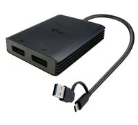 USB-A/USB-C Dual 4K/60 Hz DisplayPort Video Adapter