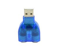 USB - Adaptateur de Conversion de Clavier de Souris PS2 Convertisseur d'interface de diviseur USB vers PS2 Nouveau publié et populaireTraitement ingénieux