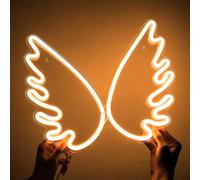 USB aile LED néon mural, néon bouclier veilleuses néon Sign néon lumineux pour fête bar gaming chambre chambre mur déco, anniversaire enfants