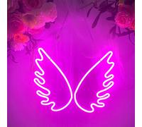 USB aile LED néon mural, néon bouclier veilleuses néon Sign néon lumineux pour fête bar gaming chambre chambre mur déco, anniversaire enfants