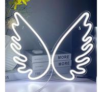 USB aile LED néon mural, néon bouclier veilleuses néon Sign néon lumineux pour fête bar gaming chambre chambre mur déco, anniversaire enfants