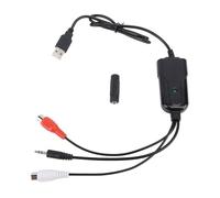 USB Audio Capture Card Grabber, Sound Capture Card avec 3,5 Mm et AV Interfaces, Support Wins 2000, Vista, Seven, 7, 8, 10, 11, pour Un Enregistrement prolongé