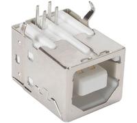 USB B FEMELLE, SIMPLE CONNECTEUR 90°, POUR CI