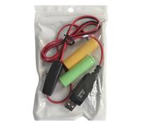 USB Batterie sèche 1, 5/3 V LR03 / LR06, 3VAA No.5 1 Meter | Câble de remplacement avec commande marche / arrêt directe