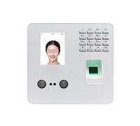 USB biométrique Empreinte Digitale Visage Reconnaissance faciale employé Temps présence Machine Horloge enregistreur(Color:BK100-ID)