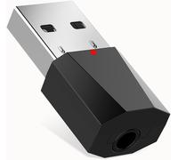 USB Bluetooth 5.1 Receiver,Wireless Bluetooth Car Audio Adapter Jack with 3.5 mm AUX Cable for Car Radio Speaker Speaker Amplifier,Hands-Free Calling