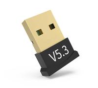 USB Bluetooth 5.3 5.0 adaptateur récepteur BT5.3 Dongle pour PC souris sans fil Bluetooth écouteur casque haut-parleur ordinateur portable - Type black