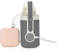 Usb Bottle Warmer,Portable Bottle Warmer With Temperature Bottle Warmer Baby On The Go Baby Bag Bottle Warmer Thermal Insulation Bag For Travel Care In Area