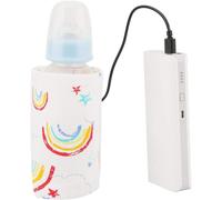 Usb Bottle Warmer,Portable Pocket Usb Bottle Warmer,Insulation Thermostat For Baby Milk Food Pocket Bottle Warmer Travel Milk Lid Warmer (Red)