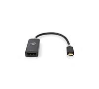 Nedis Adaptateur USB-C vers DisplayPort DP Alt Mode (4K 60 Hz) Noir 0,15 mètre