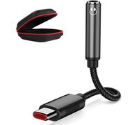 USB C 3.5mm Jack Adapter,USB Type C Audio DAC Chipset Jack Adapter for iPhone 17 16 A36 A56 A17 A16 A55 S25 Ultra S24 Ultra FE Oneplus 13 North 2T Xiaomi 14T Pro 13T Pro Pixel 9Pro 9a 8a