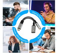 USB C 3.5mm Jack Adapter with Fast Charging,2 in 1 Quick Charge PD 60W and Hi FI Audio,Smart DAC Chip,Compatible with 15 Pro Max,Galaxy S24 S23,6.35 3.5 Jack Adapter,USB C Jack Adapter