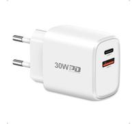 Usb C 30w Chargeur, 2 Port Secteur Adaptateur Rapide Chargeur Pour Google Pixel 9pro Xl/9pro/9/8a/8pro/8/7/6/9 Pro Fold/Watch, Iphone 15 Pro Max, Samsung Galaxy S24 Ultra, Redmi