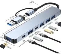 USB C 7 in 2 Adaptateur USB 3.0 Distributeur Splitter TV Notebook Laptop Smartphone