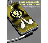 USB C Adapter Jack 3.5 mm Aux Cable Audio Headphone Splitter (2 Pack) for Apple iPhone 15 iPad Type C Adapter Compatible for Galaxy MacBook Accessories Earphone Type Cable Connector