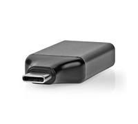 USB-C™ Adapter | USB 3.2 Gen 1 | USB-C™ mâle | DisplayPort femelle | 4K@60Hz | Rond | Nickelé | Gris / Noir | Enveloppe
