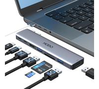 USB C Adapters for MacBook Pro/Air 2020-2018,MacBook Pro USB C Hub HDMI Mac USB Adapter,Dongle Multiport MacBook Air M1 Accessories/Adapters with 4K HDMI 3 USB 3.0 Port,TF/SD,100W PD
