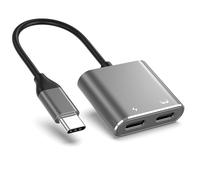 USB C AR Glasses Adapter, 4K@60Hz/1080P@120Hz USB-C Glasses Converter, 100W PD, Portable Type-C Docking Station for XREAL One/Air 2 Pro/RayNeo/Rokid, for iPhone 17-15, Steam Deck, Switch1/OLED, Ps5/4