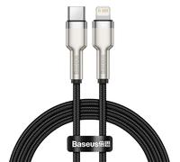 USB-C-auf-Lightning-Kabel Baseus Cafule, PD, 20 W, 1 m, schwarz