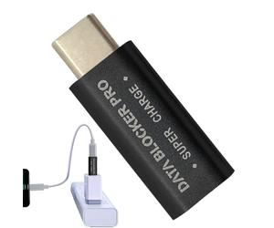 USB C Bloqueur de Données Protection Anti-Juice Jacking | Protecteur de Confidentialité pour Ports USB Blocage des Transferts de Données Indésirables et du Chargement pour PC et