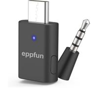 Usb-C Bluetooth Audio Dongle, Key Bluetooth Adapter For Pc Ps5, With Separate Microphone, Aptx-Adaptive Wireless Audio Transmitter To Connect Earphone/Speaker (Audio Only)