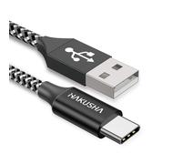 USB C Cable, [1M] Nylon USB Type C Fast Charging Cable for Android Samsung Galaxy S21 Ultra,Note 20,Z Fold 3,Huawei P50,Mate 40,MateBook,Xiaomi 11,OnePlus,Google Pixel 5,Realme