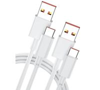 Usb C Cable (1m/Pack Of 2), Usb Type C Cable 120w 6a Turbo Charge For Xiaomi 14 13t Pro 12 Pro, Usb C Fast Charge Cable For Mi 11t 12s Ultra Pad 5 Redmi Note 13 Pro 14 11s 12 Pro Poco X7 Pro Poco X6
