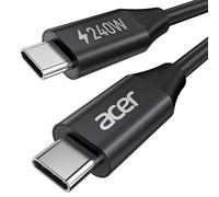 USB C Cable 240W 3M, USB C to USB C Cable Fast Charging, Type C Nylon Braided Charger Compatible with iPhone 16 15 Samsung S23 Ultra iPad Air MacBook Pro Google Pixel 7 Switch etc.