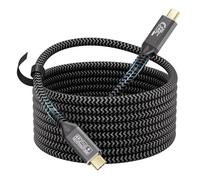USB C Cable 3 m, USB 3.2 Gen 2 20Gbps 240W USB C Cable Fast Charging, Video Transmission 5K/4K@60Hz USB C to USB C Cable for Mobile Phones, Monitors, Laptop