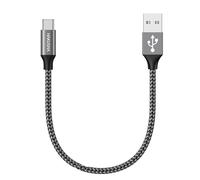 USB C Cable [30 CM] USB Type-C Cable Fast Charging Nylon Type C Cable for Samsung Galaxy S23 S22 S21 S20 S10 A71 A51 Huawei P50, Mate 40, MateBook, Xiaomi, OnePlus 9, Google Pixel 5, Realme