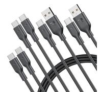 USB C Cable, [4Pack 1M] 2 to USB C & 2 USB to C Quick Charge PD3.0 for iPhone 16/15, Macbook, iPad, Samsung - with E-Mark Chip