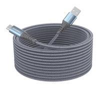 USB C Cable Extra Long 5M ANIME PS5 USB A to Type C Charging Cable Premium Nylon Braided Charging Cable for Samsung Galaxy S10/S9/S8 Plus, LG V30 V20 G6 G5, Moto