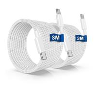 Usb C Cable Fast Charge Iphone 16/15, 3m Usb C Charger Cord For Apple, 3 Meters Type C To C Cable Fast Charge For Apple Iphone 16/16 Pro/16 Pro Max/15/15 Plus/15 Pro/15 Pro Max, Ipad