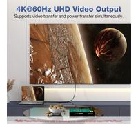 Usb C Cable To Usb C 3.2 Male Male Gen2 X 2 Type C Charging Cable, 20 Gbps Data Transfer, 240 W 48 V/5 A Fast Charging Cable, 4K @ 60Hz Video Transfer (5M)