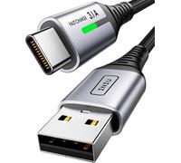 USB C Cable, USB C Cable [1m/3.1A] Fast Charging, Nylon QC 3.0 Type C Charger Cable for Samsung Galaxy S24 S23 S22 S10 S9 A70 A12 Switch PS5 Huawei P30 iPad Pro Google Pixel Xiaomi Sony Xperia