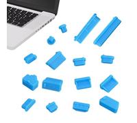 Usb C - Cache de prise - Bouchon d'interface PC - 16 pièces anti-prises pour port d'ordinateur - Prises en silicone - Bouches/bouchons pour ordinateur PC Case Box Port, couvercles