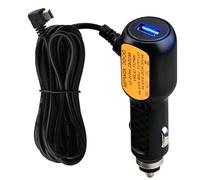 USB C Caméra Embarquée Câble Chargeur 3,5 m avec Port USB Supplémentaire | Câble Adaptateur D’alimentation Dashcam 12V vers 5V 2,5A 11,5 Pieds pour Nextbase Garmin GPS DVR Voiture Smartphones