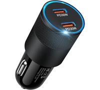 Usb C Car Charger Adapter,60w Dual Port Pd 3.0 Usb Charger,Car Phone Charger,Fast Charging For Iphone 15/14/13/12/11 Pro,Samsung Galaxy