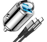 Usb C Car Cigarette Lighter 90 W, Usb C Car Charger Fast Usb Cigarette Lighter Charger Adapter Usb C Car Phone Charger With Cable For Iphone 15 Pro Max, Samsung S23 S22 S21