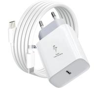 Usb-C Charger 25w Fast Adapter Rapid Samsong Galaxy S24/S23/S22/S21 Charger Phone 16/16 Pro 15/15 Pro/15 Pro Max Xiaomi Oppo 1 Plus Pixel With 2m Cable
