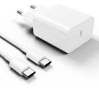 Usb C Charger 30W, Gan Fast Charging Source Adapter With 1M Usb C Charging Cable For Iphone/Ipad/Macbook/Samsung Galaxy/Pixel