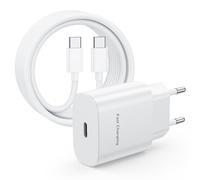 USB C Charger 30W Super Fast Charge for Samsung Galaxy S26/S25/S24 Ultra/S23+/S23 Ultra/S22/S21/Note20, iPhone Google Pixel, Replacement USB C Mains Plug Adapter Quick Charger + 1.2M Type-C