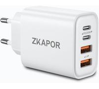 Usb C Charger, 40w Usb C Plug Fast Charger 4 Ports Multi Sector Pd+Qc Type C Adapter For Iphone 16/16 Pro/16 Pro Max/15/14/13/12/11, Samsung Galaxy S24, Huawei, Pad Pro/Air, Pixel