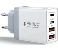Usb C Charger, 55w 4 Port Usb C Socket Fast Charger Iphone, Multi Sector Pd+Qc 3.1a, Type C Adapter For Iphone 16 15 14 13 12 11 Pro Max X Xs Xr 8 7 6s Plus Mini Se, Ipad, Samsung Galaxy