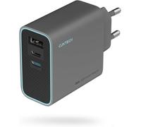 USB C Charger 65W, 3 Ports GaN III and PPS PD3.0 Fast Charger, 65W USB C Fast Charger Compatible with MacBook Air/Pro, iPad Pro, iPhone 16/15/14/13, Samsung S24/S23, Xiaomi, Switch