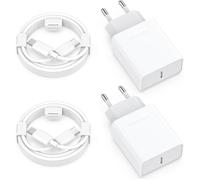USB C Charger, Fast Charger Replacement for iPhone 16/16 Pro/16 Pro Max/16 Plus/15, for Galaxy S24/S23/A54, Pad, 20W USBC Plug and 2M Wall Cable Adapter Power Supply Type C Mains