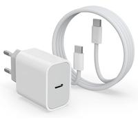 Usb C Charger For Iphone 16/16 Pro/16 Pro Max/16 Plus/15/15 Pro/15 Pro Max/15 Plus, 20w Fast Adapter Plug E 1m Cable Per Ipad Air, Type C Rapida Power Supply Wall Power Supply