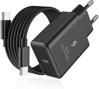 Usb C Charger For Samsung \U2013 45w Fast Charge Type C Mains Adapter Wall Power Supply Plug Galaxy S25/S24/S23/S22/S21 Ultra/S20/S20+/Note 20/10/9/8/A73/A53/A52/S10/S9 And 2m Cable